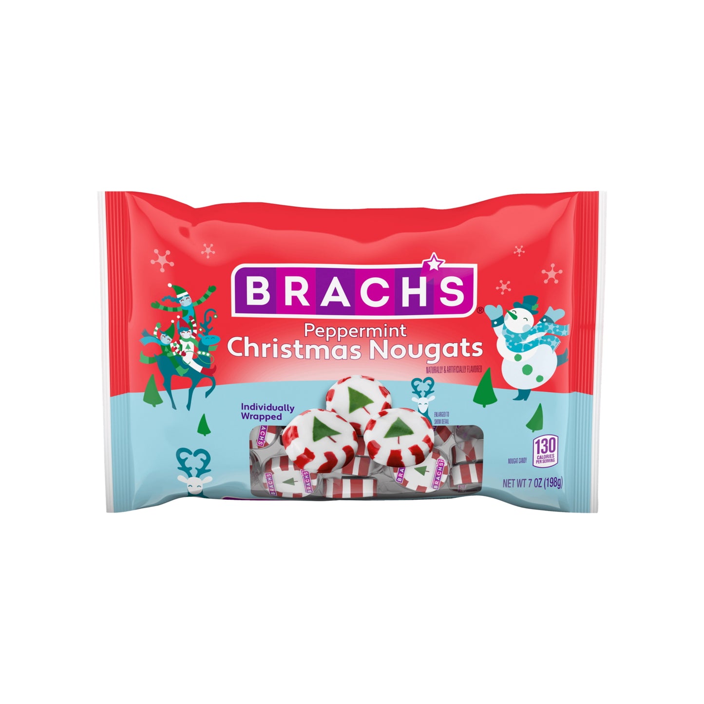 Brach’s Peppermint Christmas Nougats (311g) - America