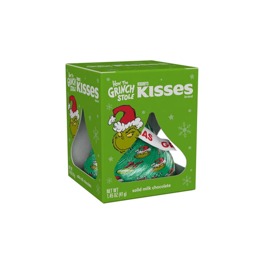 Hershey’s Christmas Kisses Milk Chocolate Grinch Kiss (41g) - America