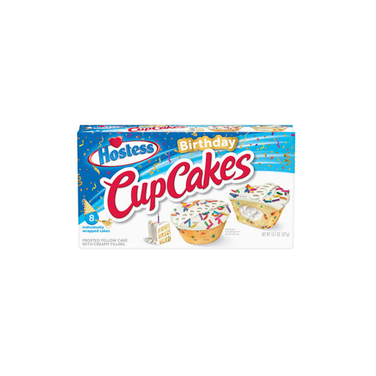 Hostess Birthday Cupcakes 8-Pack (371g) - America