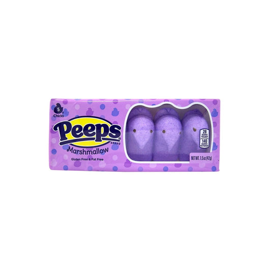 Peeps Easter Lavender Marshmallow Chicks 5-Pack (42g) - America