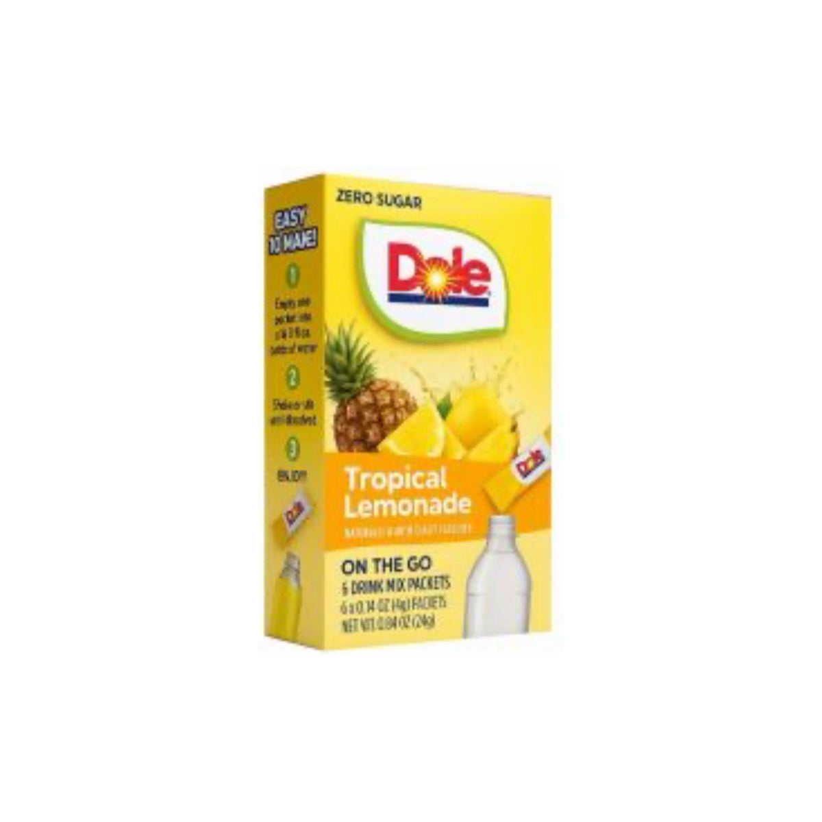Dole Singles To Go Tropical Lemonade Drink Mix 6-Pack (24g) - America
