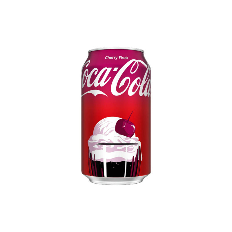 Coca Cola NEW Cherry Float Soda Can (355ml) - America