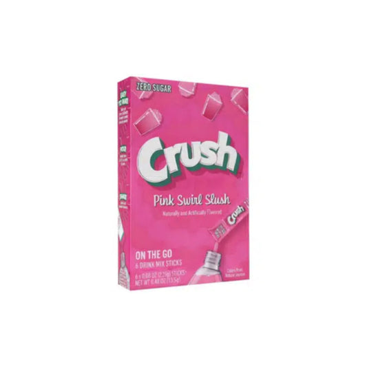 Crush On The Go Pink Swirl Slush Drink Mix 6-Pack (13.5g) - America