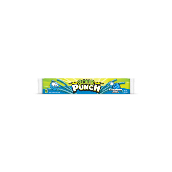 Sour Punch Blue Raspberry Straws (57g) - America