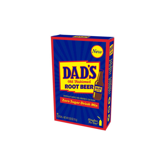 Dad's Old Fashioned Root Beer Singles To Go Drink Mix 6-Pack (15g) - America