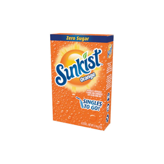 Sunkist Orange Zero Sugar Singles to Go (21g) - America