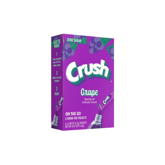 Crush On The Go Grape Drink Mix 6-Pack (13.2g) - America