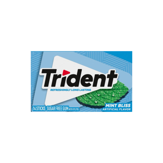 Trident Mint Bliss Sugar Free Gum 14-Sticks (31g) - America