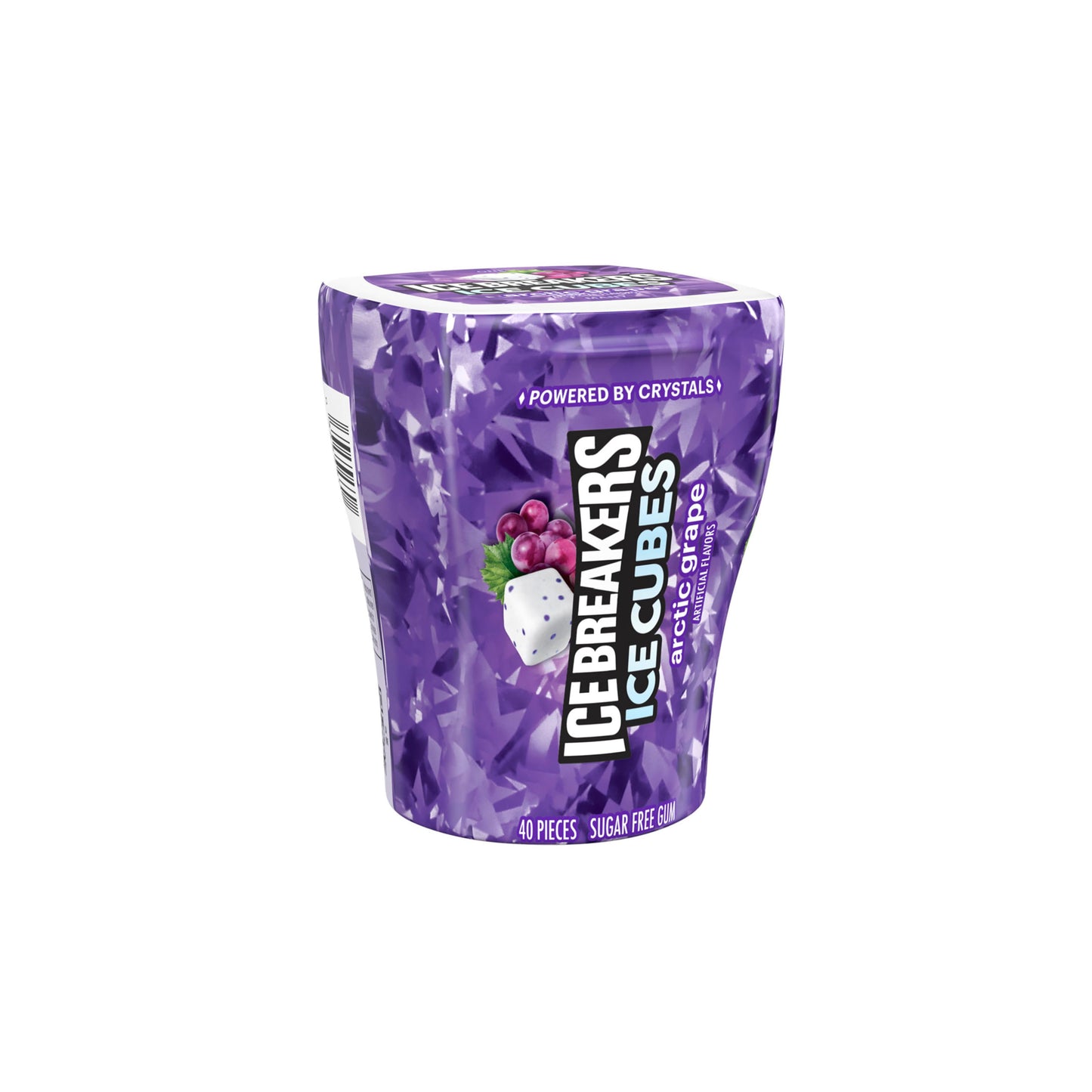 Ice Breakers Arctic Grape Ice Cubes Sugar Free Gum 40-Pieces (92g) - America