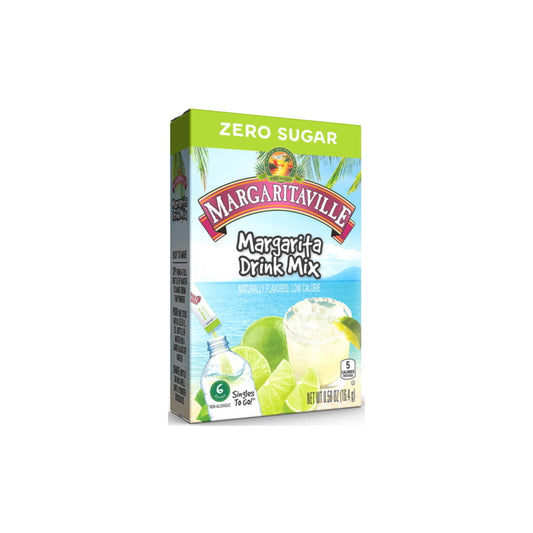 Margaritaville Singles To Go Margarita Drink Mix 6-Pack (16.4g) - America
