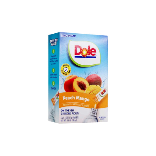 Dole On The Go Peach Mango Drink Mix 6-Pack (18.6g) - America