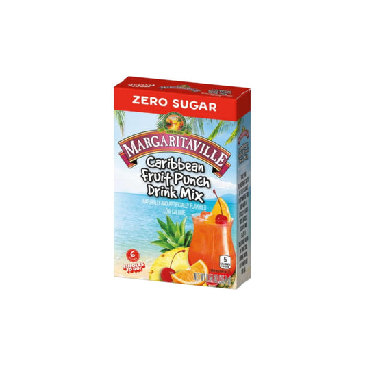 Margaritaville Singles To Go Caribbean Fruit Punch Drink Mix 6-Pack (15.4g) - America