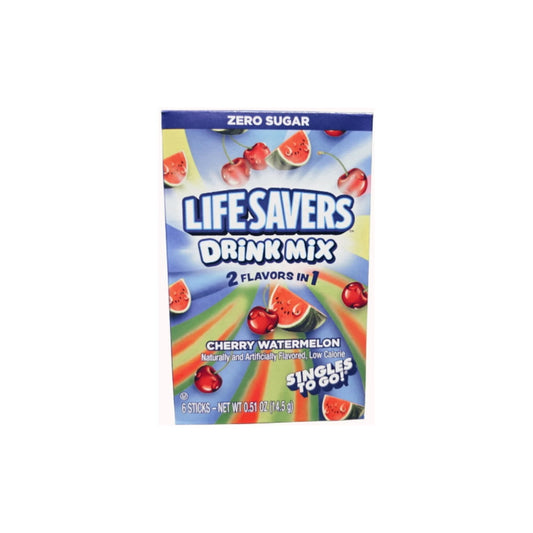 Lifesavers Singles To Go Cherry Watermelon Drink Mix 6-Pack (14.5g) - America