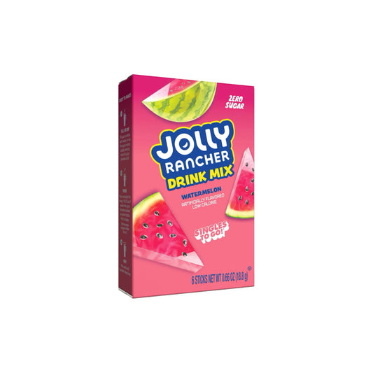 Jolly Rancher Singles To Go Watermelon Drink Mix 6-Pack (18.8g) - America