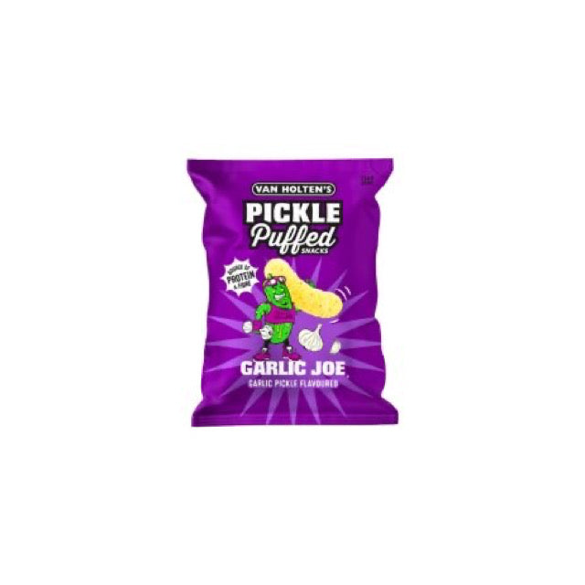 Van Holten's - Pickle Puffed Snacks - Garlic Joe (90g) - America