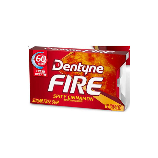 Dentyne Fire Split 2 Fit Cinnamon 16pc - America