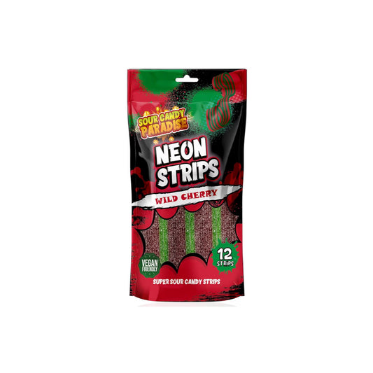 Sour Candy Paradise Neon Strips Wild Cherry (130g) - America