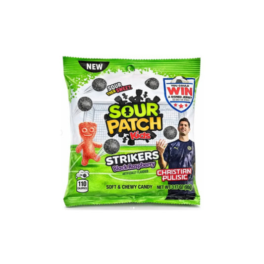 Sour Patch Kids Strikers Black Raspberry Candy Peg Bag (90g) - America