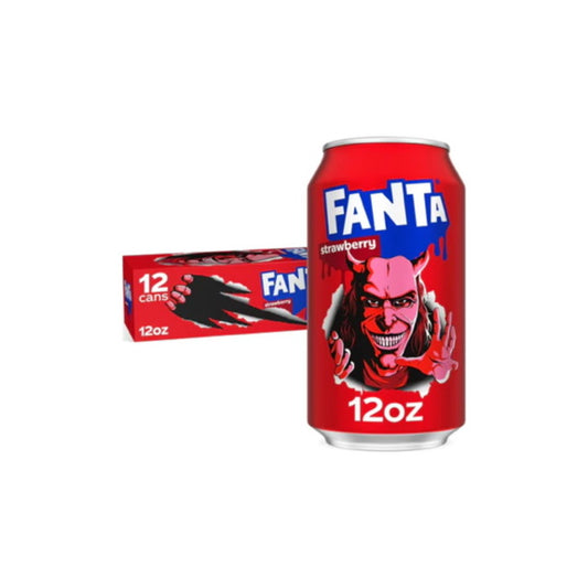 Fanta Strawberry (The Grabber) (355ml) 12 PACK - America