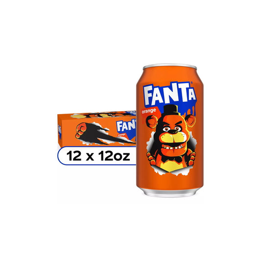 Fanta Orange (Freddy Fazbear) (355ml) 12 PACK - America