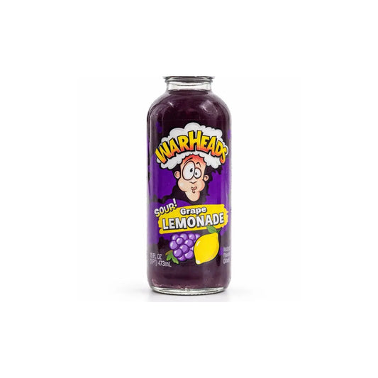Warheads Sour Grape Lemonade Glass Bottle (473ml) - America