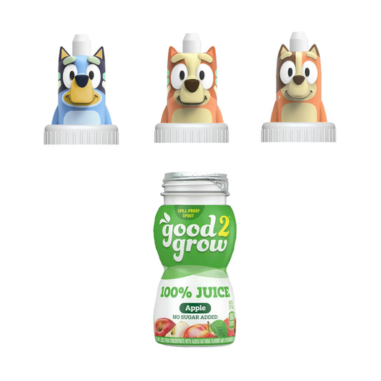 Good 2 Grow Bluey Beach 100% Apple Juice Bottle (177ml) - America