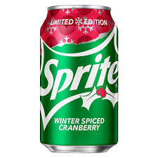 Sprite Winter Spiced Cranberry 12fl.oz (355ml) - Canada