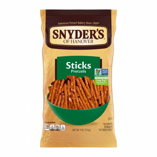 Snyder’s Pretzel Sticks 9oz (255.2g) - America