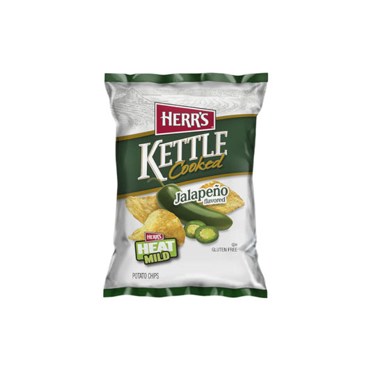 Herr’s Kettle Cooked Jalapeño Potato Chips (142g) - America