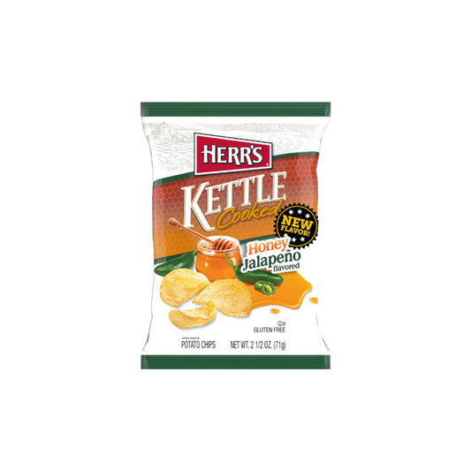 Herr’s Kettle Cooked Honey Jalapeño Potato Chips (142g) - America