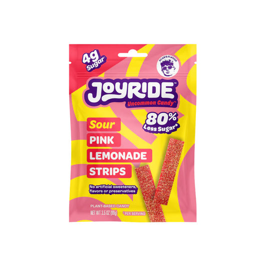 Joyride Sour Pink Lemonade Strips Peg Bag (99g) - America