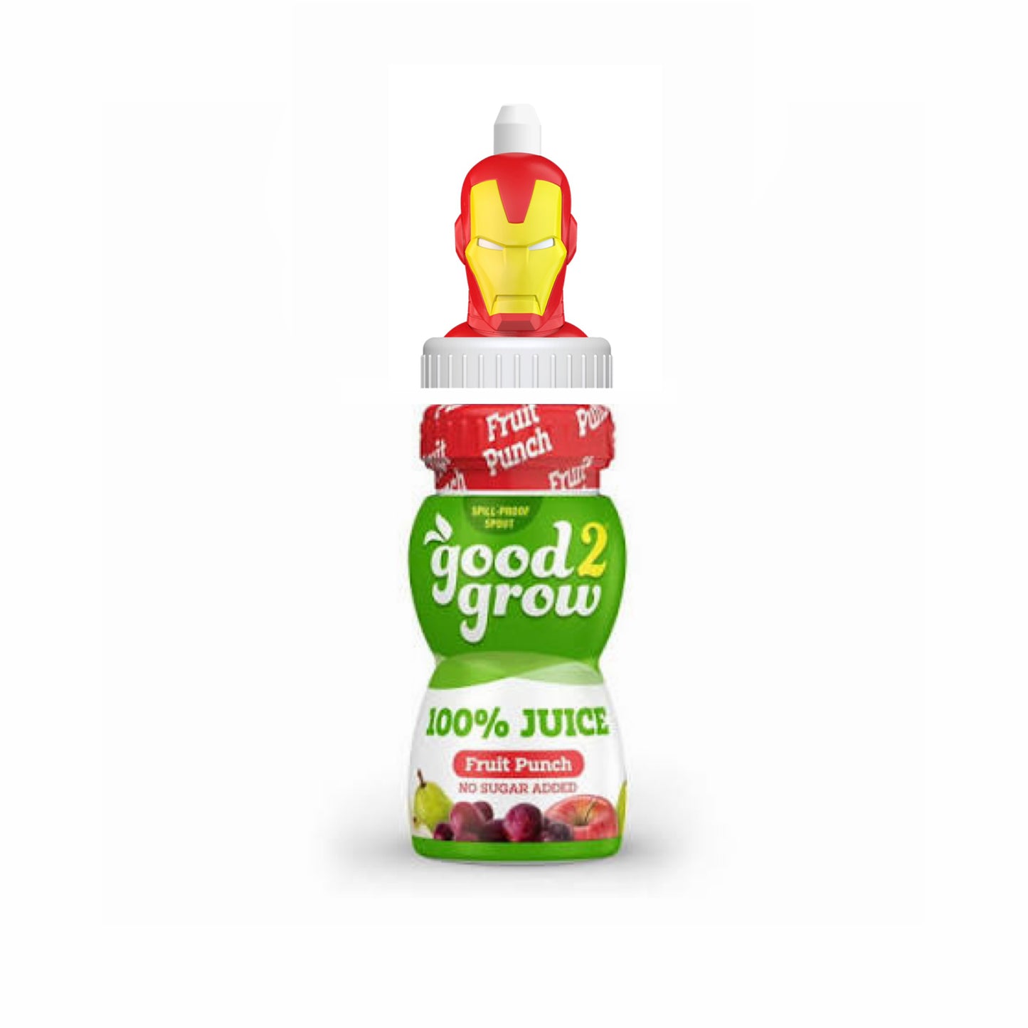 Good 2 Grow Marvel [Iron Man] 100% Fruit Punch Juice Bottle (177ml) - America