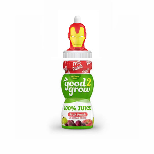 Good 2 Grow Marvel [Iron Man] 100% Fruit Punch Juice Bottle (177ml) - America