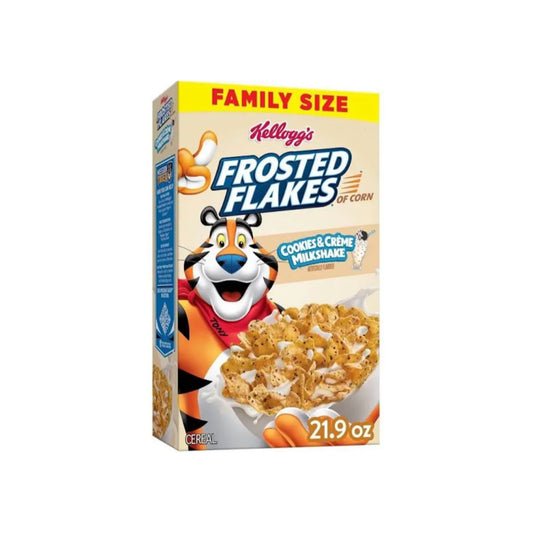 Kellogg’s Family Size Cookies & Crème Milkshake Frosted Flakes Cereal (620g) - America ‼️BEST BEFORE 13th April 2026‼️
