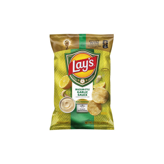Lay’s Limited Edition Brazilian-Style Garlic Sauce (219g) - America