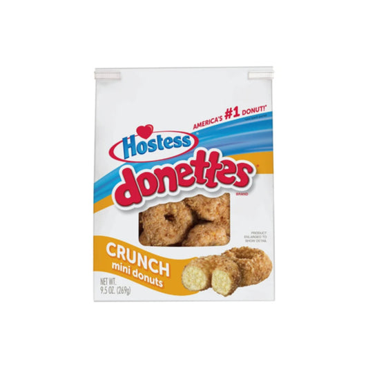 Hostess Mini Donettes LARGE Bag - Crunch (269g) - America