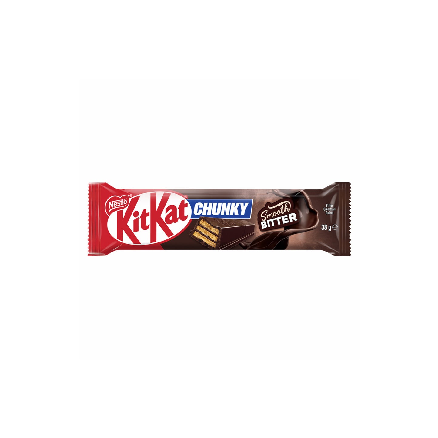 Kit Kat Chunky Smooth Bitter Dark Chocolate Bar (38g) - Turkey