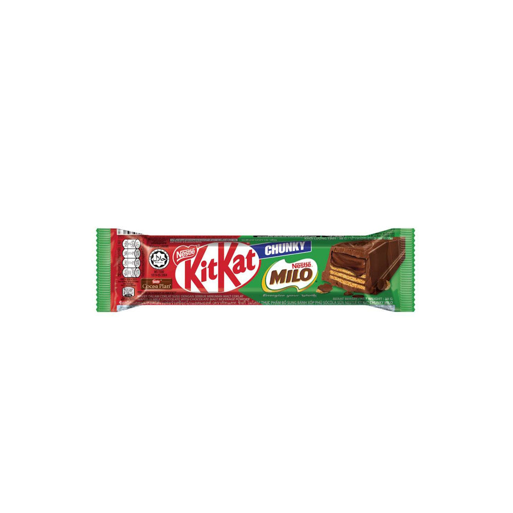 Kit Kat Chunky Milo Chocolate Bar (38g) - Malaysia
