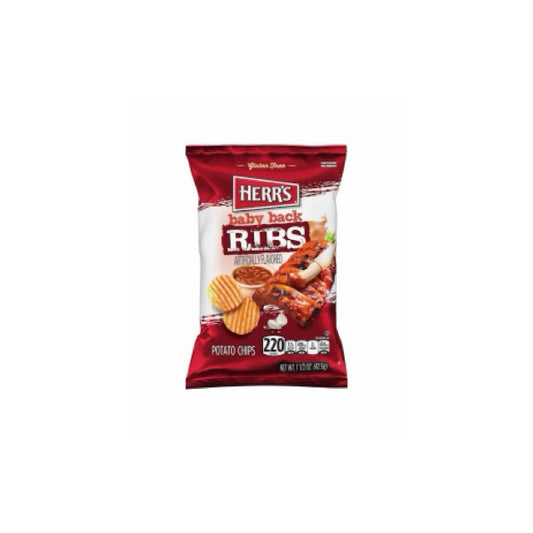 Herr's Baby Back Ribs Potato Chips (42.5g) - America
