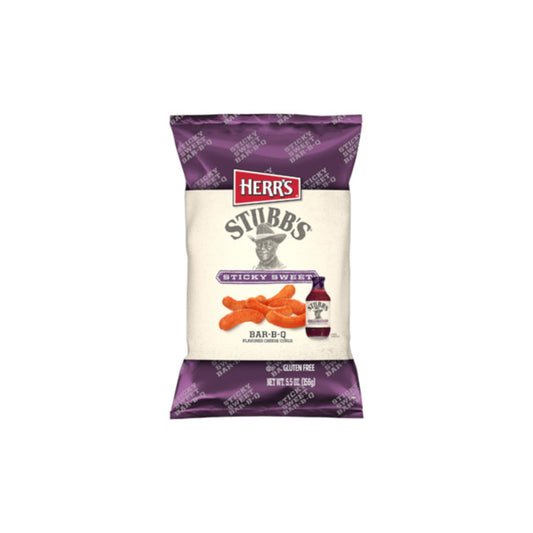 Herr's Stubb's Sticky Sweet Bar-B-Q Curls (35g) - America
