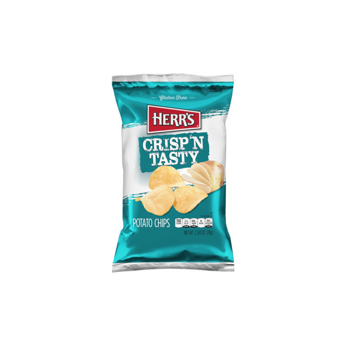 Herr's Regular Crisp n Tasty Potato Chips (71g) - America