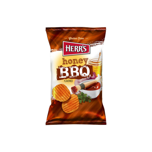 Herr's Honey BBQ Ripple Potato Chips (71g) - America