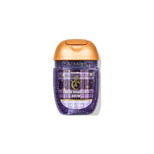 Bath & Body Works Pocket Bac Anti Bacterial Hand Gel Fresh Sparkling Snow (29ml) - America