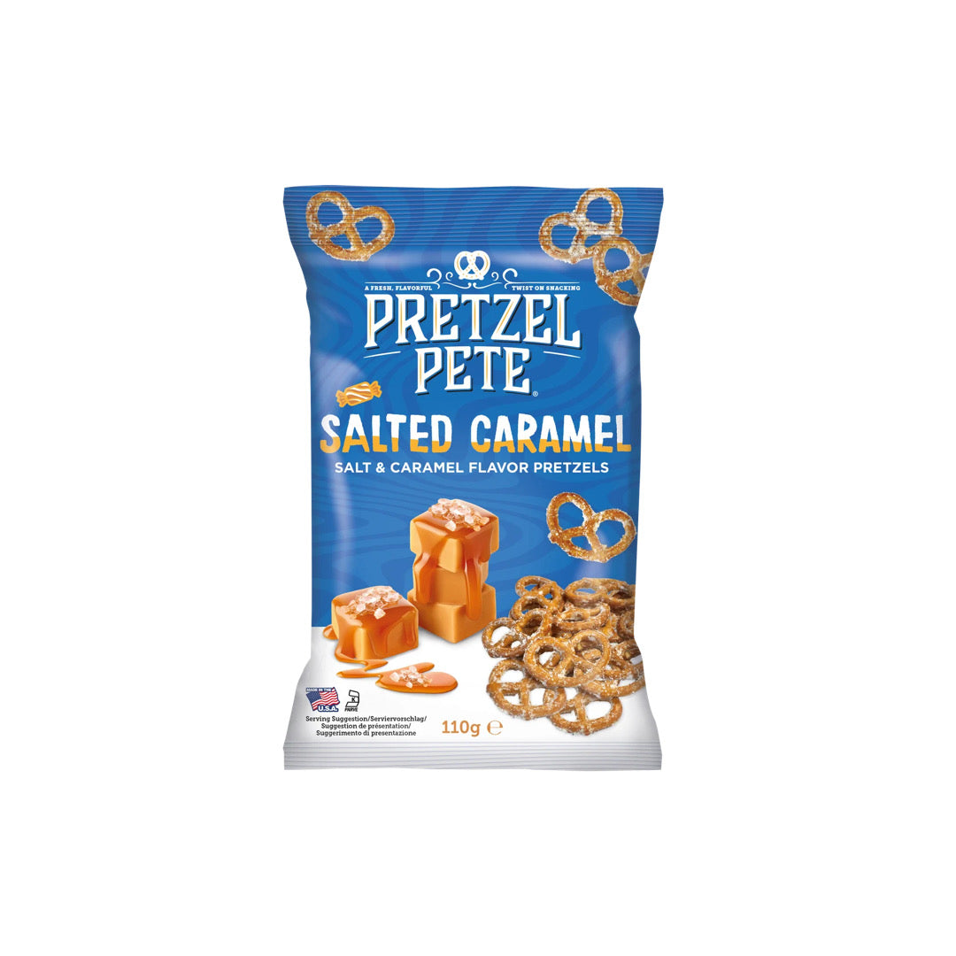 Pretzel Pete Pieces Salted Caramel Mini Twists (110g) - America