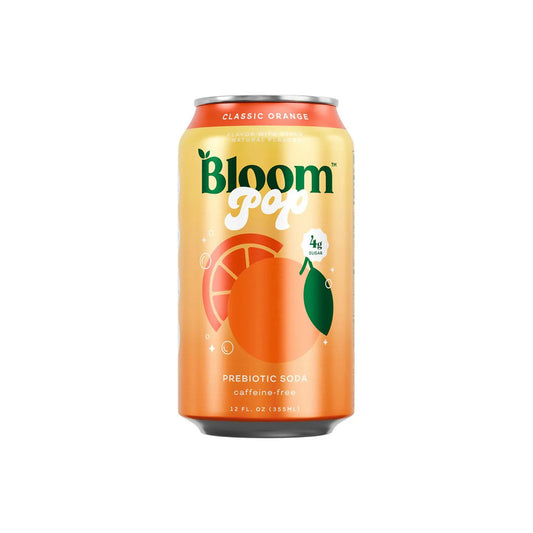 Bloom Pop Classic Orange Prebiotic Soda (355ml) - America