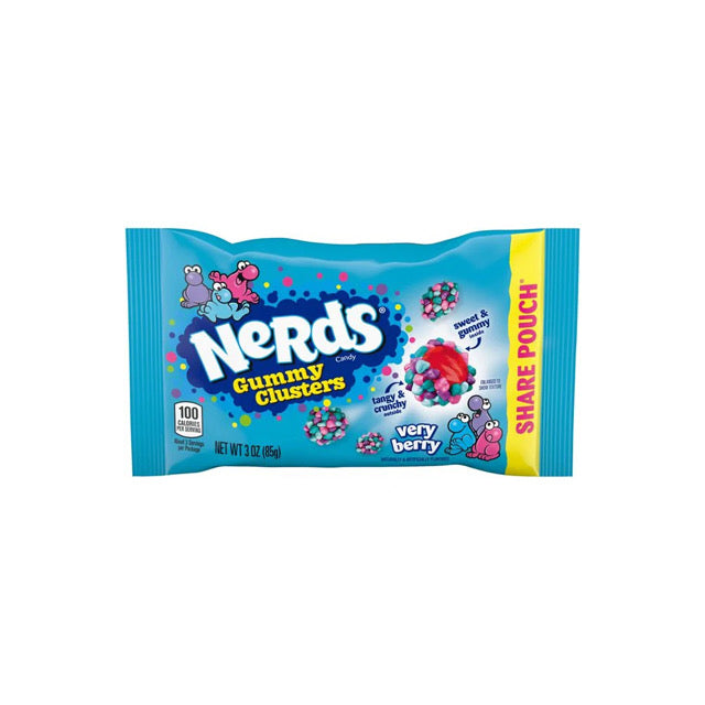 Nerds Gummy Clusters Very Berry Share Pouch (85g) - America