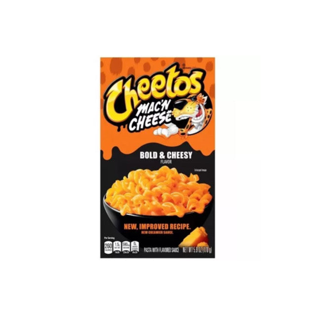 Cheetos Mac ‘N Cheese Bold & Cheesy Pasta with Sauce (170g) - America BEST BEFORE 19/10/24