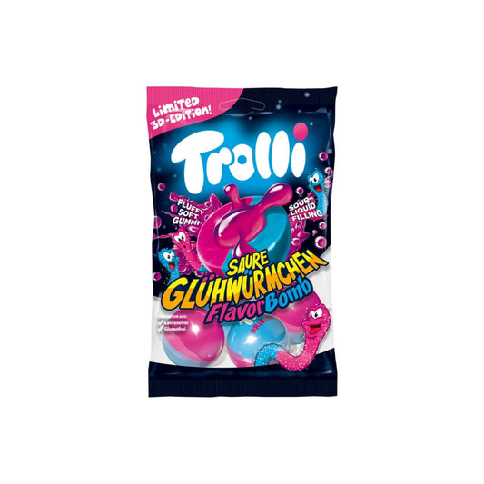 Trolli Flavor Bomb Glow Worms (75g) - Germany