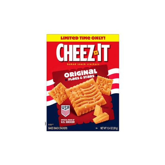 Cheez It Original Limited Time Only Flags And Stars (351g) - America