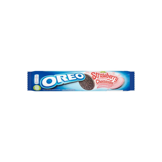 Oreo Strawberry Cheesecake Sandwich Cookies (154g) - Spain